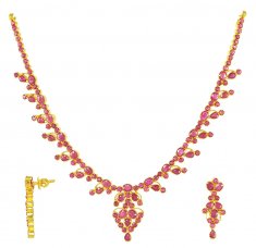 Sapphire Necklace Set  ( Ruby Necklace Sets )