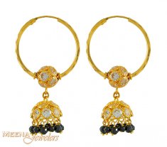 22Kt Gold Hoops ( Hoop Earrings )
