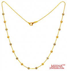22k Gold Beads Chain