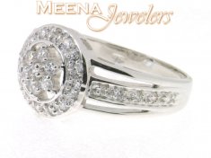 18 Kt White Gold Fancy Ring