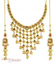 Gold Antique Necklace Set