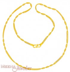 22Kt Gold Chain (18 Inch)