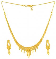 22K Gold Necklace Set