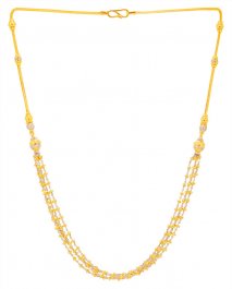 22KT Gold Fancy Chain for Ladies