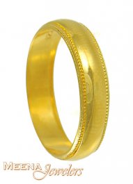 22K Gold Wedding Band
