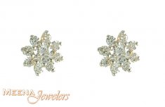 22K Gold Signity Earring ( Signity Earrings )