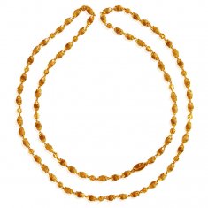 22 Karat Gold White Tulsi Mala ( 22Kt Long Chains (Ladies) )