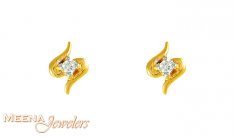 22K Gold Signity Earrings ( Signity Earrings )