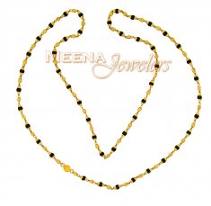 Gold Chain with Tulsi