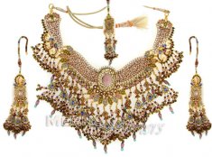 Exclusive Indian Bridal Gold Necklace Set