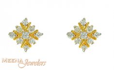 22K Gold Signity Earrings ( Signity Earrings )