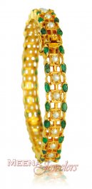 22K Precious Stone Bangle