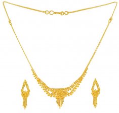 Gold Necklace and Earrings Set ( Light Sets )