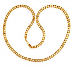 22kt Gold Rhodhium  Balls  Chain