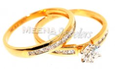 18Kt  Yellow Gold Diamond Ring ( Diamond Rings )