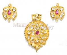 22Kt Gold Pendant Set ( Fancy Pendant Set )