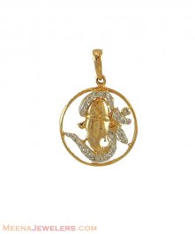 Lord Ganesh Pendant (Diamonds studded)