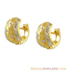 Rhodium Finish Clip Ons(22k)