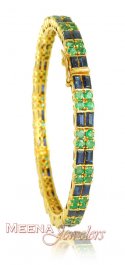 22K Precious Stone Bangle