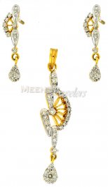 Genuine Diamond Pendant Set ( Diamond Pendant Sets )