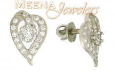 18Kt White Gold Earring ( White Gold Earring )