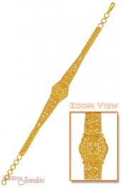 22Kt Gold Filigree Bracelet ( Ladies Bracelets )