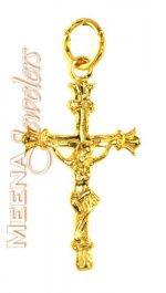22Kt Gold Cross Pendant ( Jesus Cross Pendants )