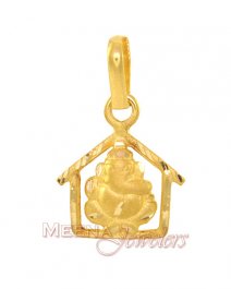 Ganesh Pendant (22Kt Gold) ( Ganesh, Laxmi and other God Pendants )