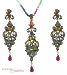 Victorian Pendant Set ( Diamond Victorian Jewelry )