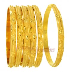 22Kt Gold Handmade  Bangles 
