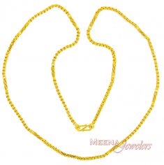 22K Gold Chain (24 Inch) ( Men`s Gold Chains )