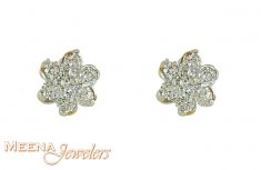 22K Gold Signity Earrings ( Signity Earrings )
