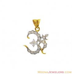 Om Pendant In 22K ( Om Pendants )