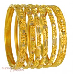 22Kt Gold  Bangles