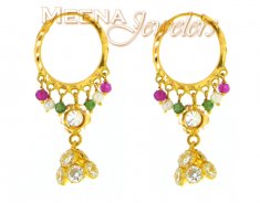 22 Kt Gold Hoop Earrings ( Hoop Earrings )
