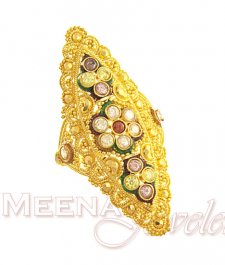 Indian Bridal  Ring ( Ladies Gold Ring )