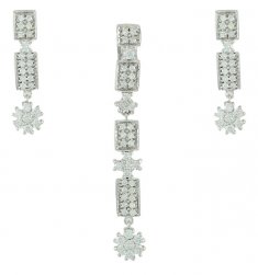 White Gold Pendant Set ( White Gold Pendant Sets )