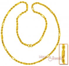 Gold Indian Chain (26 Inch) ( Men`s Gold Chains )