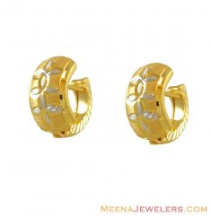 22k Rhodium Finish Clip On