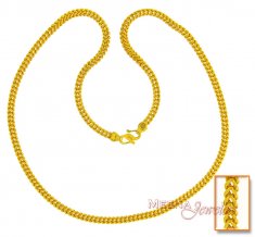 Gold Flat Chain (20 Inch)