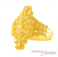22Kt Gold Indian Ring
