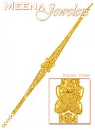 22Kt Gold Filigree Work Bracelet ( Ladies Bracelets )