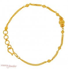 22K Bracelet with Gold Balls