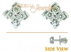 Genuine Diamond Earrings ( Diamond Earrings )