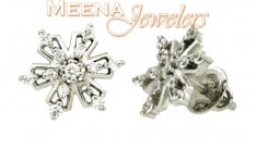 18Kt White Gold Earring