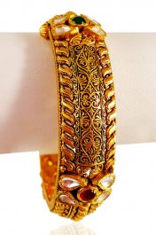 22Kt Gold Indian Kada (Antique)