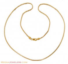 Gold Two Tone Chain ( Plain Gold Chains )
