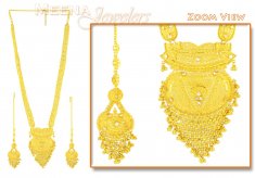 22Karat Gold Bridal Necklace Set