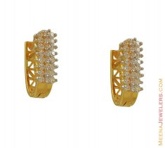 22k Signity Clip On Earring