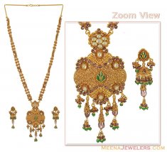 Gold antique patta haar
